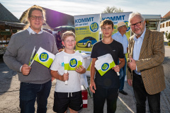 Präsentation Go Mobile Zertifizierung GmbH, Fahrzeug Segnung, Ansprachen, Landesrat Martin Gruber, Markttag, Poggersdorf, Otto Sucher, Go Mobile Kärnten, Vorstellung, Foto Thomas Hude, 6.10.2023