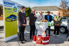 Präsentation Go Mobile Zertifizierung GmbH, Fahrzeug Segnung, Ansprachen, Landesrat Martin Gruber, Markttag, Poggersdorf, Otto Sucher, Go Mobile Kärnten, Vorstellung, Foto Thomas Hude, 6.10.2023