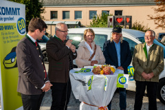 Präsentation Go Mobile Zertifizierung GmbH, Fahrzeug Segnung, Ansprachen, Landesrat Martin Gruber, Markttag, Poggersdorf, Otto Sucher, Go Mobile Kärnten, Vorstellung, Foto Thomas Hude, 6.10.2023