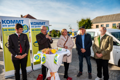Präsentation Go Mobile Zertifizierung GmbH, Fahrzeug Segnung, Ansprachen, Landesrat Martin Gruber, Markttag, Poggersdorf, Otto Sucher, Go Mobile Kärnten, Vorstellung, Foto Thomas Hude, 6.10.2023