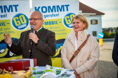 Präsentation Go Mobile Zertifizierung GmbH, Fahrzeug Segnung, Ansprachen, Landesrat Martin Gruber, Markttag, Poggersdorf, Otto Sucher, Go Mobile Kärnten, Vorstellung, Foto Thomas Hude, 6.10.2023