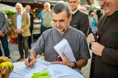 Präsentation Go Mobile Zertifizierung GmbH, Fahrzeug Segnung, Ansprachen, Landesrat Martin Gruber, Markttag, Poggersdorf, Otto Sucher, Go Mobile Kärnten, Vorstellung, Foto Thomas Hude, 6.10.2023