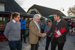 Präsentation Go Mobile Zertifizierung GmbH, Fahrzeug Segnung, Ansprachen, Landesrat Martin Gruber, Markttag, Poggersdorf, Otto Sucher, Go Mobile Kärnten, Vorstellung, Foto Thomas Hude, 6.10.2023