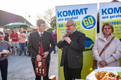 Präsentation Go Mobile Zertifizierung GmbH, Fahrzeug Segnung, Ansprachen, Landesrat Martin Gruber, Markttag, Poggersdorf, Otto Sucher, Go Mobile Kärnten, Vorstellung, Foto Thomas Hude, 6.10.2023