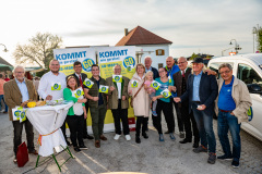 Präsentation Go Mobile Zertifizierung GmbH, Fahrzeug Segnung, Ansprachen, Landesrat Martin Gruber, Markttag, Poggersdorf, Otto Sucher, Go Mobile Kärnten, Vorstellung, Foto Thomas Hude, 6.10.2023