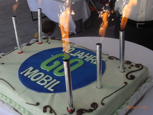 Torte 10-Jahre GO-MOBIL